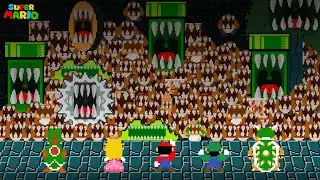 Super Mario Bros., но ночью всё становится СТРАШНЫМ... | Часть 2
