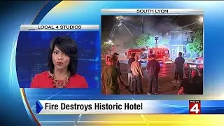 South Lyon Hotel is 'total loss' to fire
