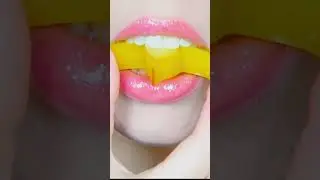 asmr 스타 과일 FOOD EMOJI ⭐️ 이모지 챌린지 ⭐️ eating sounds 리얼사운드 먹방