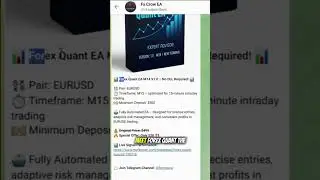 Forex Quant EA MT4 | EURUSD Smart Breakout + Scalping EA