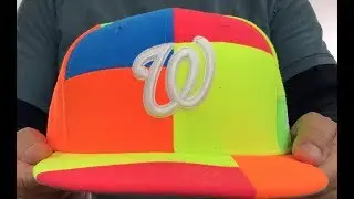 Washington Nationals DAYGLOW PATCHWORK SNAPBACK Hat by New Era