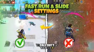fast Run and Slide settings ! Best Movement settings in Cod Mobile Battle Royale!
