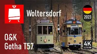 🇩🇪🚋 Trams in Woltersdorf: Gotha T57, O&K 📅 2023