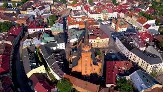 Tarnów - dronem na rynek | Tarnów - Renessance pearl - drone footage