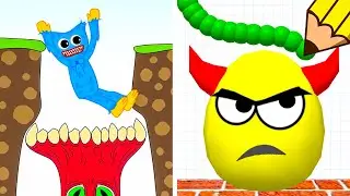 Hugy's Animated Story Vs Draw to Smash☠️💀☠️Walkthrough Max Gameplay WR1411