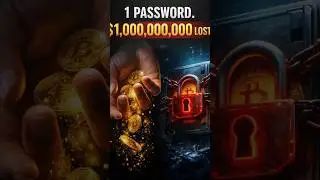 1 Password Mistake That Locked $1,000,000,000 Forever !  #darkdossierfiles#crypto #shorts #bitcoin