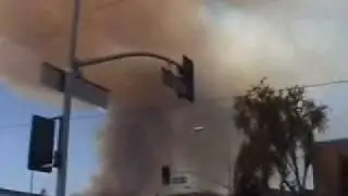 Hollywood Fire March 30 2007