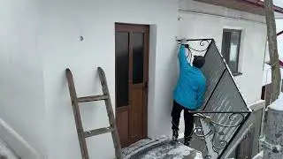 Storm Aftermath Snow and Wind Crushed the Roof! Urgent Repair 🔨❄️