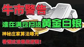 牛市警告！谁在满仓扫货黄金白银！神秘庄家算法曝光，看懂这波暴涨逻辑！#白银