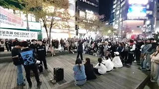 [STREET ARTIST] ANTARES. SINCHON BUSKING. 230408.