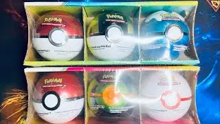 Opened 12 Pokeball Tins from Costco with French Pok&eacute;mon Cards ASMR style (No Talking)