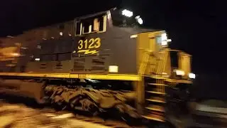 [CSX]3123 GE ES44AH & EMD SD70M Leads Q439-20 Through Fayetteville NC @ Track Speed