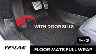 Tesla Model 3 Highland Accessories | YESLAK Full Wrap Floor Mats