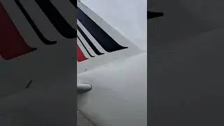 A350/900 d&eacute;part pour San Jos&eacute;  vu en hauteur