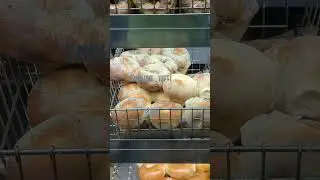 English muffin bagel, butter, munster, hash brown, NOT toasted