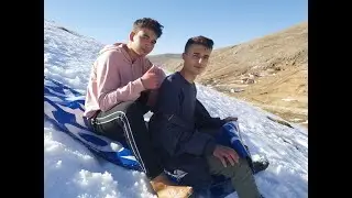 Söbücede bir gün kar keyfi