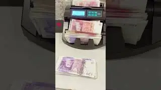 Counting money, British Pounds