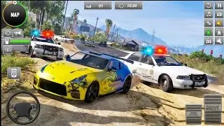 Police Car Chase Simulator 3D Game - Real Cop Cars Driving Simulator 2025 - Android GamePlay