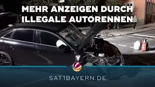 Illegale Autorennen in Bayern: 2025 &uuml;ber 500 Anzeigen