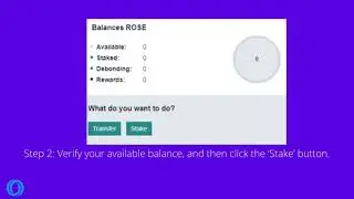 Staking Rose with Anthem by Chorus One Using Ledger 1