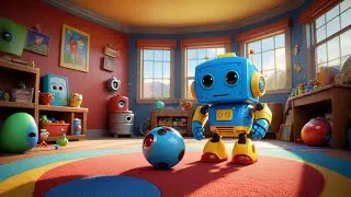 Three Toy Robots Go Beep Beep Bop | Robot Song for Kids | Fun Nursery Rhymes and Baby Songs
