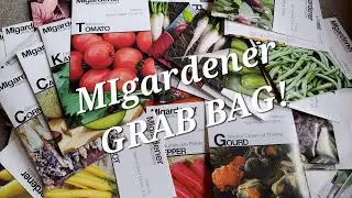 Opening My MIgardener Grab Bag #seedhaul #gardenseeds #MIG