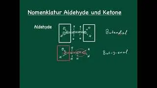 Aldehyde und Ketonen benennen - Nomenklatur