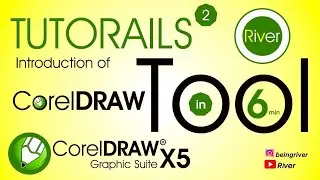 Coreldraw Tool Tutorials for Beginners-Basic Use of Coreldraw |Crop tool ,  Virtual segment delete|