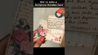 How to make a Scripture Rolodex Card