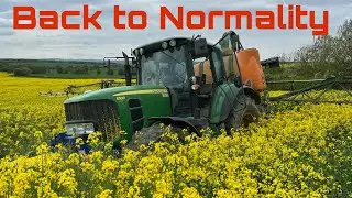 Out Spraying Oilseed Rape! Very Tall!