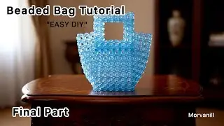 DIY Crystal Beaded Bag Tutorial(Final Part) | How to Make the Viral Pearl Tote (Step-by-Step)