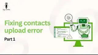 Fixing contacts upload error - part 1