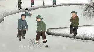 小时候雪很大，屋檐很多冰挂，也是我们的零食之一，河里可以滑冰，哪怕jio冻烂，也得玩！#童年回忆 #小时候 #怀旧