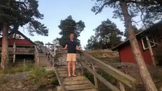 Klockan 22:00 bada i havet