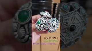new silver cocktail rings / silver rings  new design