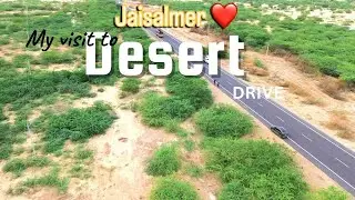 Jaisalmer Road Trip 🌅 | Best Nature & Golden Desert Drive Experience!