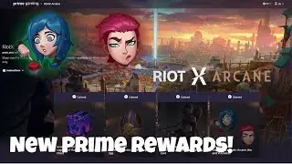 Prime Gaming Riot X Arcane Rewards Arcane Jinx & Vi Emotes - League of Legends