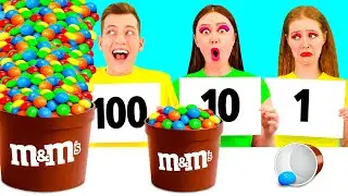 100 Слоев Еды Челлендж | Крутые Трюки с Едой с TeenChallenge