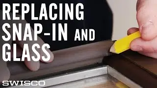 How to Replace Snap-In Glazing & Glass in an Aluminum Window Sash