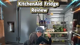 Kitchen Aid French Door Refrigerator Review.  Model: KRFC236SJP 