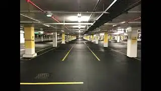 Resonance by HOME but is played in an empty shopping center car parking