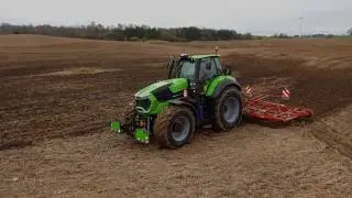 Трактор DEUTZ-FAHR 9340 TTV в работе
