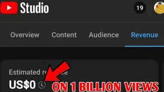 YouTuber gets $0 for 1,000,000,000 VIEWS | The SmartDuckGuy YouTube Income #shorts