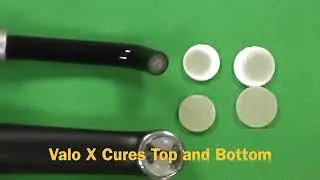 Effect of light-curing a composite with small and large tip curing lights
