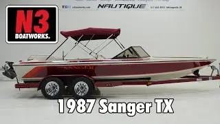1987 Sanger Skier TX - Walk Through || N3 Boatworks