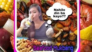 SEAFOOD MUKBANG!🦀🦐🦑 Sobrang dami, Nahilo kami! I Ventures with Cristina #mukbangchallenge