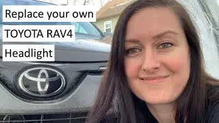 How to Replace a Headlight Bulb on a 2018 Toyota RAV4 in 5 Easy Steps - Quickly NO TOOLS Required