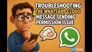 Troubleshooting the WhatsApp cloud message sending permission issue