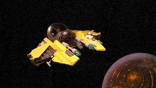Lego Star Wars- Battle Over Coruscant(Anakin and Obi-wan VS Dooku)