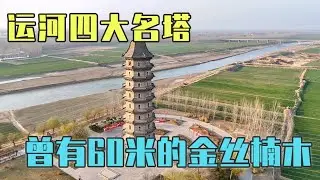 运河四大名塔之一，曾有根60米金丝楠木，如今明代砖塔内部什么样【旅途琪遇记】